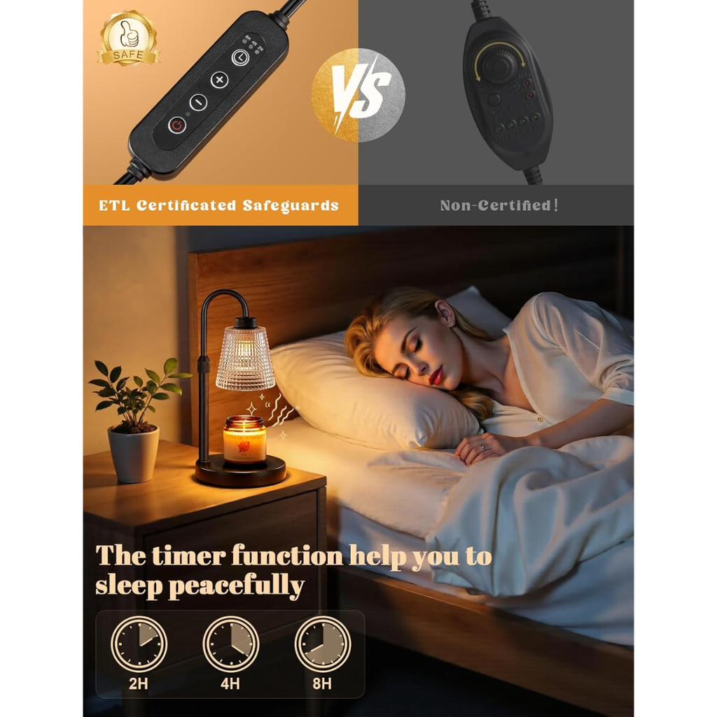 The Flame-Free Candle Lamp